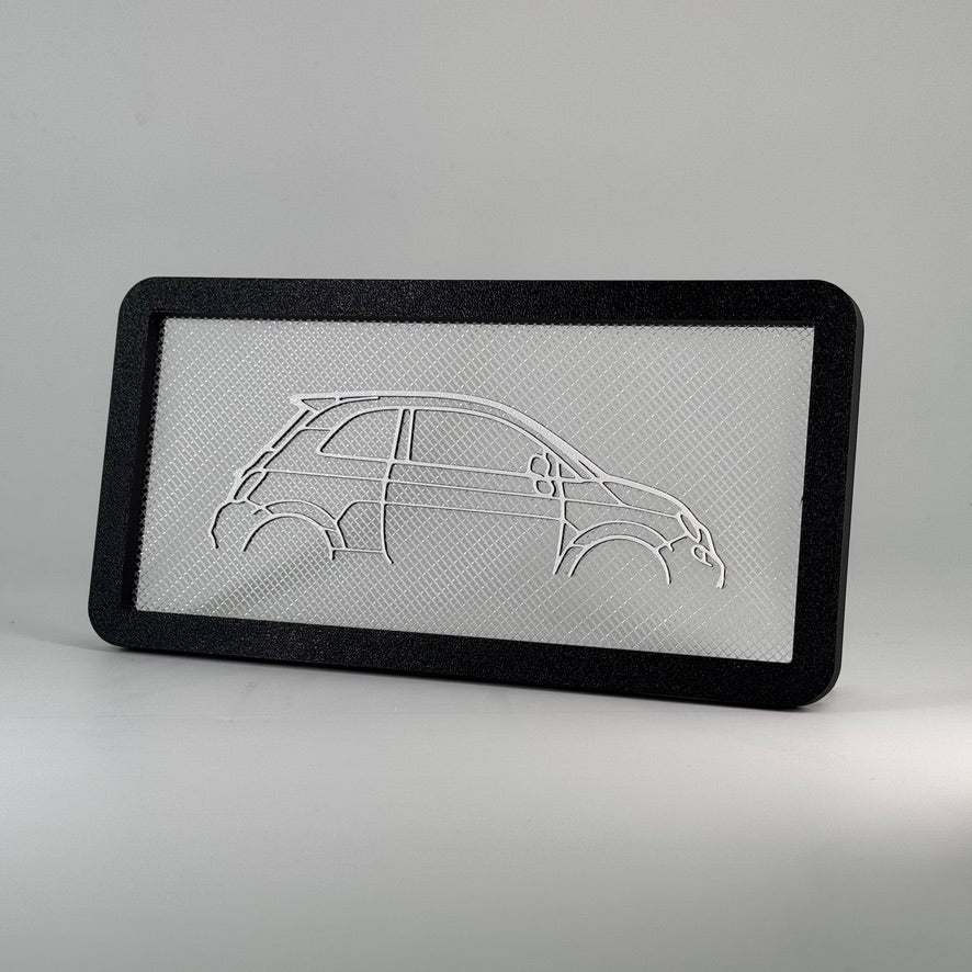 CAR FRAME Fiat 500 abarth